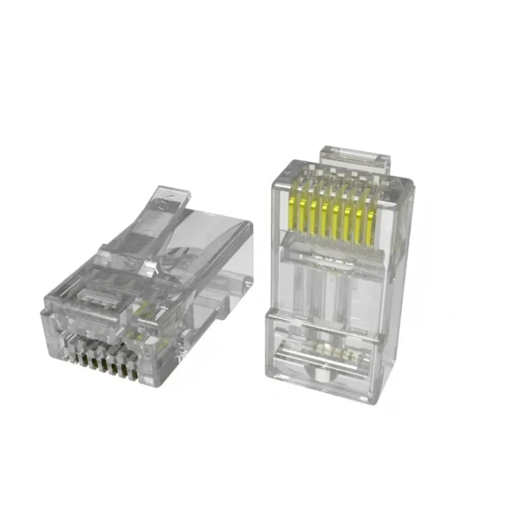 [DS-1M6AUA(O-STD)/100PCS] Hikvision DS-1M6AUA, Conector RJ45 Cat 6A / 8 Pines ORO.