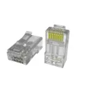 HIKVISION CONECTOR RJ45 CAT 6A / 8 PINES ORO 15 µ″ / SOPORTA 10G BASE‑T / VOLTAJE ≤ 150 VAC / CORRIENTE 1.5 A / RESISTENCIA CONTACTO ≤ 20 mΩ / CICLOS ≥ 750 / PLÁSTICO UL94V‑2