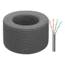 HIKVISION CABLE UTP CAT 5E GRIS USO CCTVCM 25awg 0.45mm UL HIKVISION X 305 MTS 100% COBRE