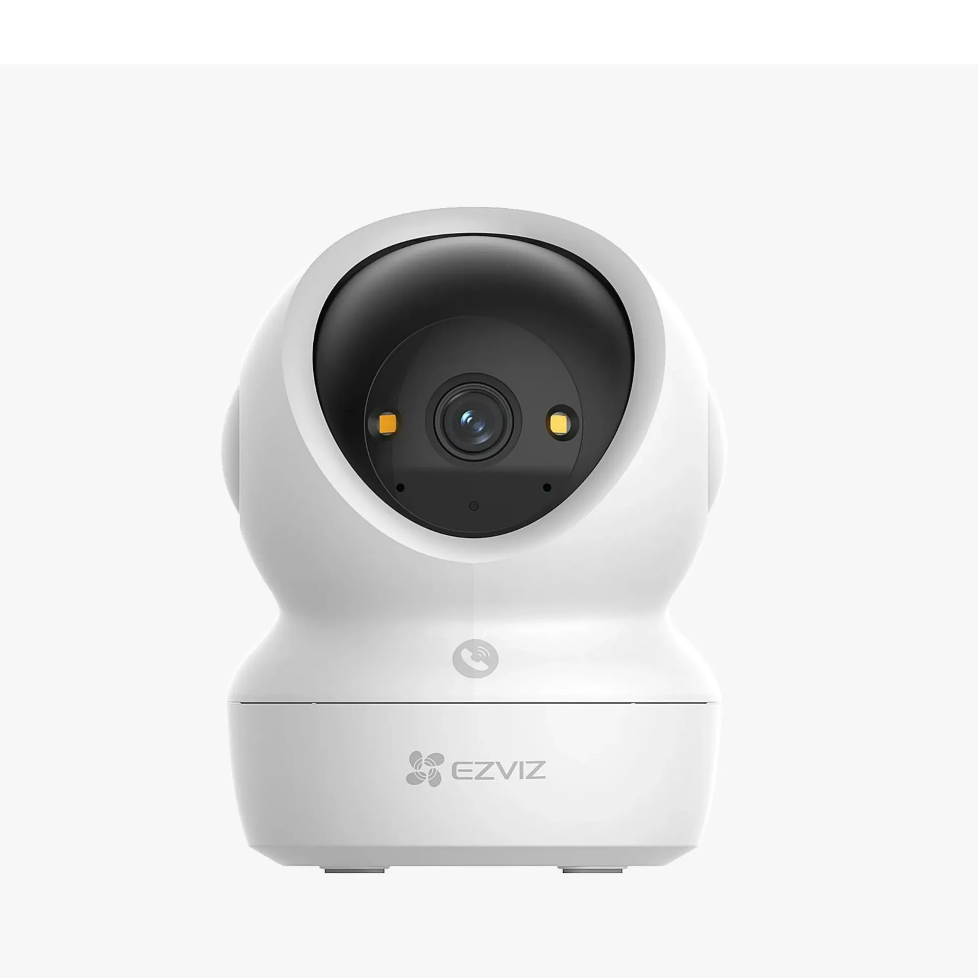 EZVIZ CAMARA HOGAR  WIFI  H6C PT 8MP 4K WIFI 360° ALARMA  10mIR AUDIO BIDIRECCIONAL  SEGUIMIENTO INTELIGENTE PUERTO DE RED SLOT MICRO SD 512 GB, BOTON DE LLAMADAS, VISION NOCTURNA A COLOR, DOBLE BANDA (2.4 / 5 GHz)