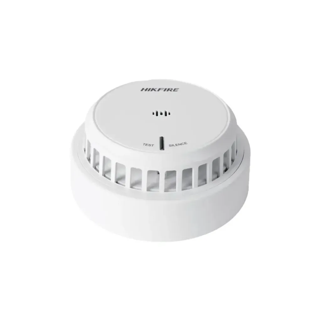 [HF-S2] (HikFire) Detector de Humo Óptico Hikvision / Tecnología Avanzada de Detección de Incendios / Alarma Temprana y Fiabilidad Certificada / Soporta Salida de Alarma