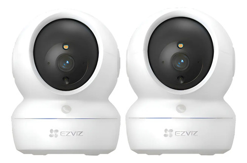 [EZML02] Kit 2 Cámaras Wifi Robótica Ezviz Para Interior Blanco